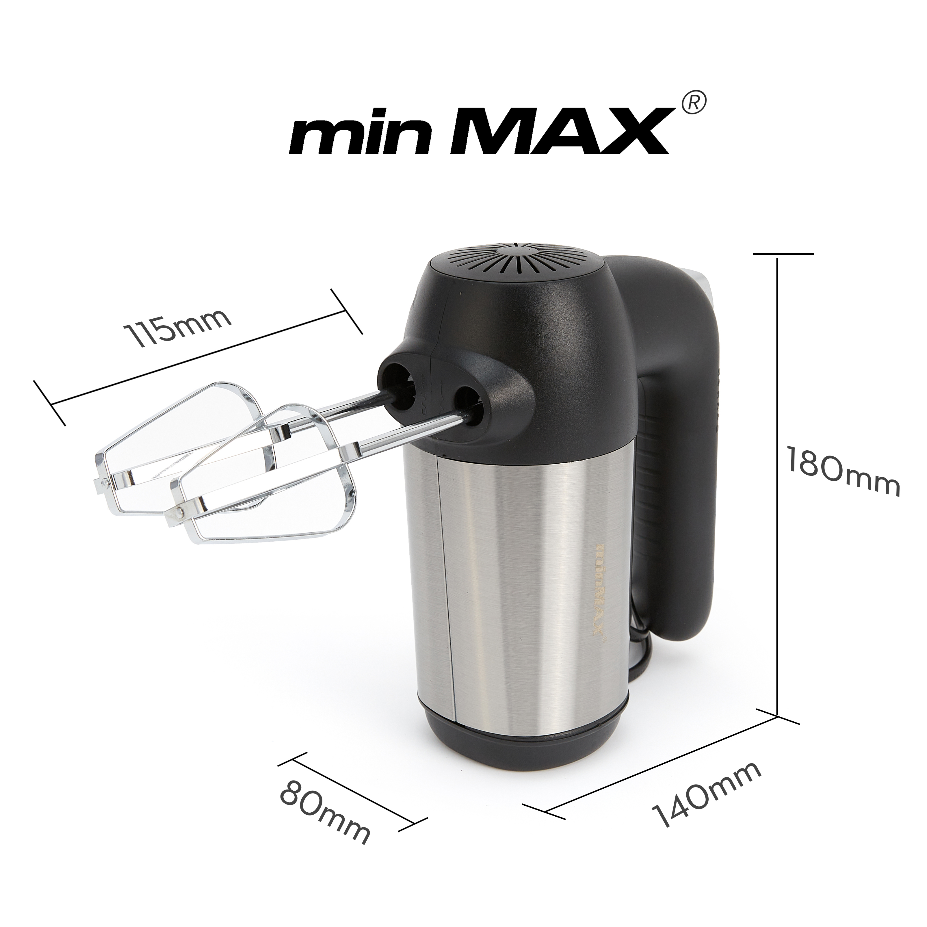 minMAX's new best-selling desktop egg beater 9615, a large-capacity multi-functional whipper, is in stock for export Specification image
