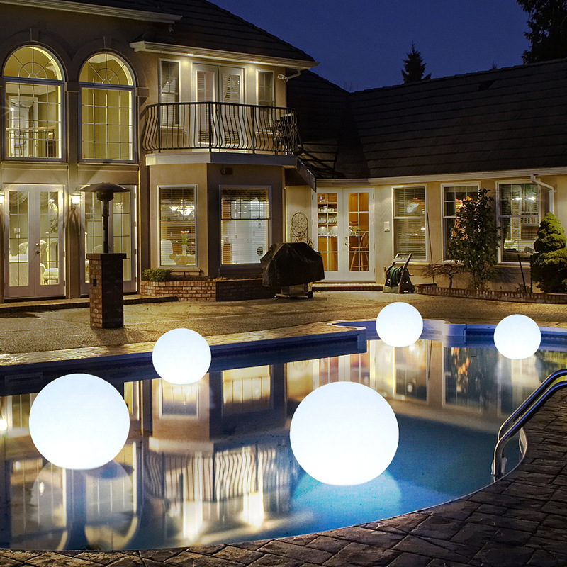 LED水上漂浮球灯户外景观亮化装饰发光圆球灯景点水池防水发光球详情图4