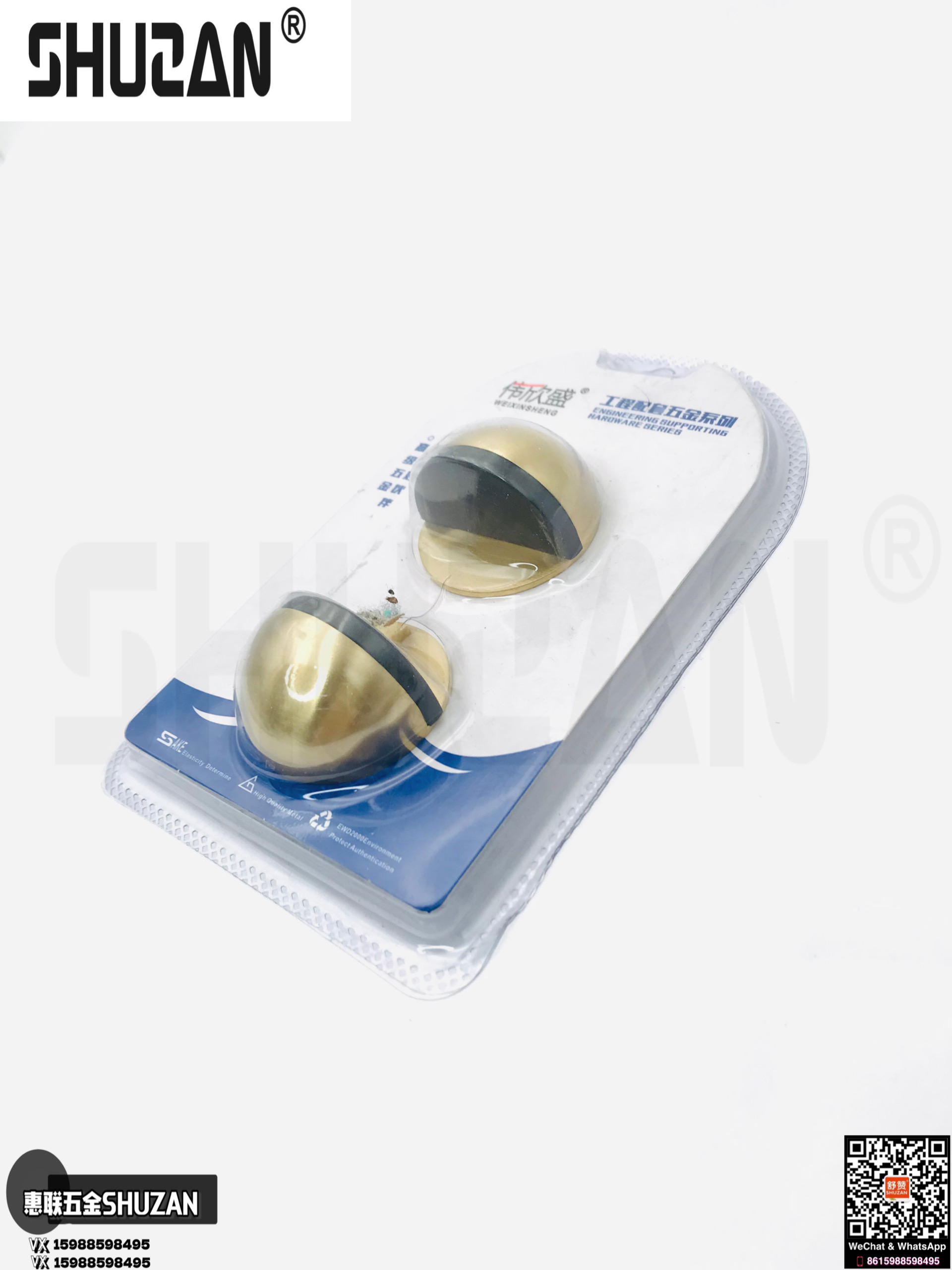 The latest model of high-quality silent door stop hardware accessories, strong magnetic door stop with packaging, is of high quality details Picture