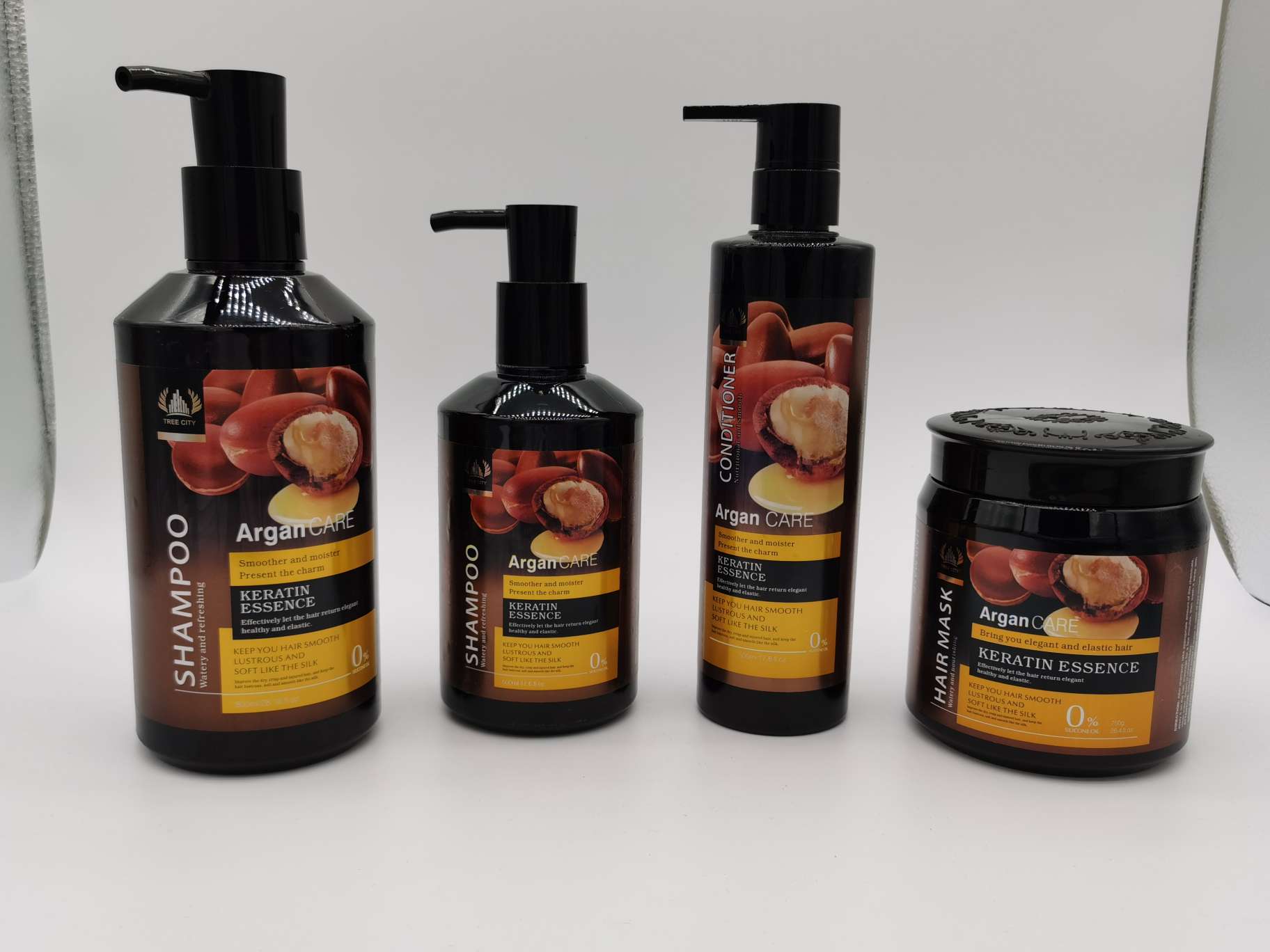 Almond Washing and care Four-piece set