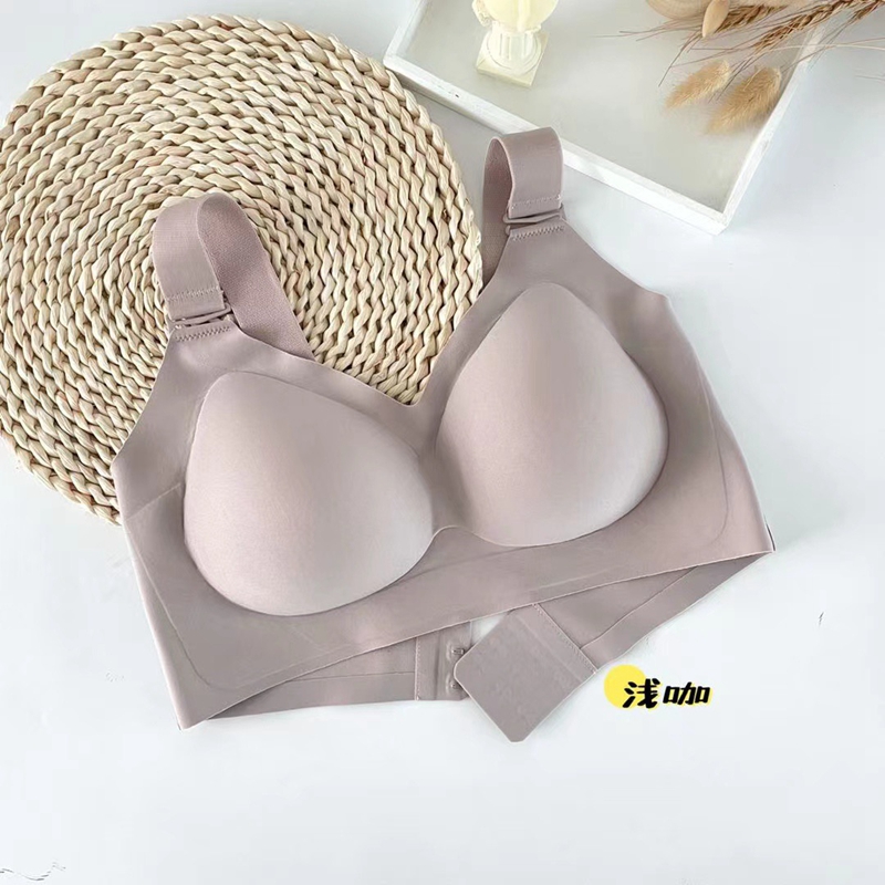 Dreamy red and pink seamless underwear, one-piece cup, invisible soft support, non-shifting, gathering and retracting, wide shoulder strap support, breathable Application Scenario