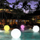 LED水上漂浮球灯户外景观亮化装饰发光圆球灯景点水池防水发光球图
