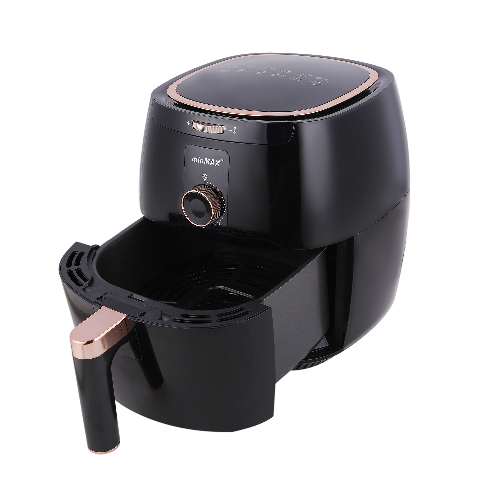 minMAX Cross-border Air Fryer MNF-861 is a large-capacity household electric fryer that is smart, smokeless and multi-functional Item Picture