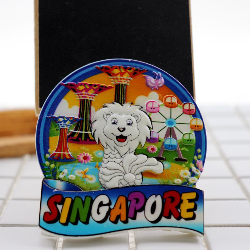 新加坡冰箱贴/树脂冰箱贴/新加坡旅游纪念产品图