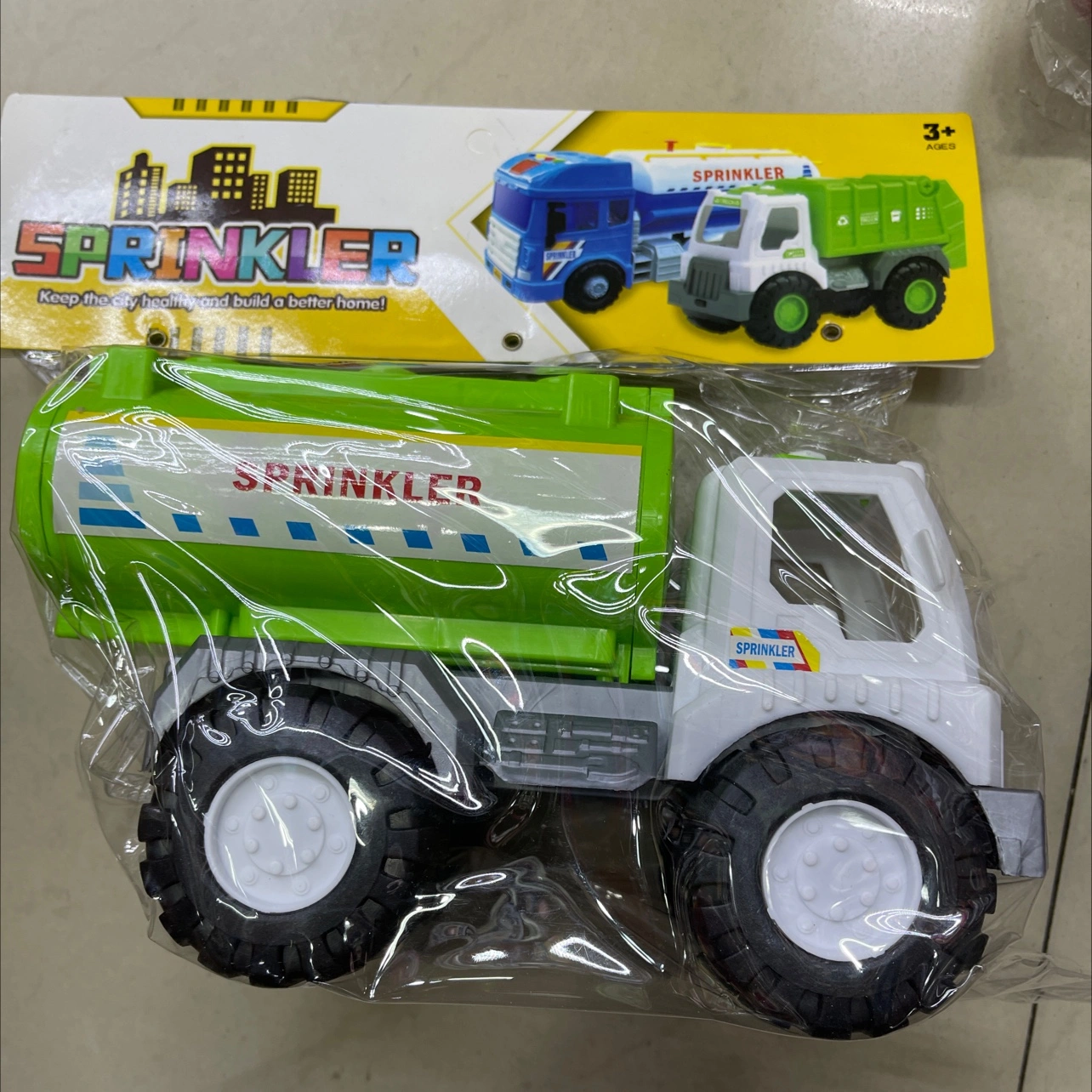 环卫工程车塑料玩具车批发图