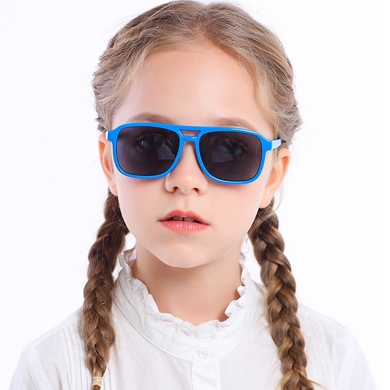 儿童太阳镜墨镜儿童男童女童偏光硅胶墨镜宝宝防紫外线眼镜0046详情图4