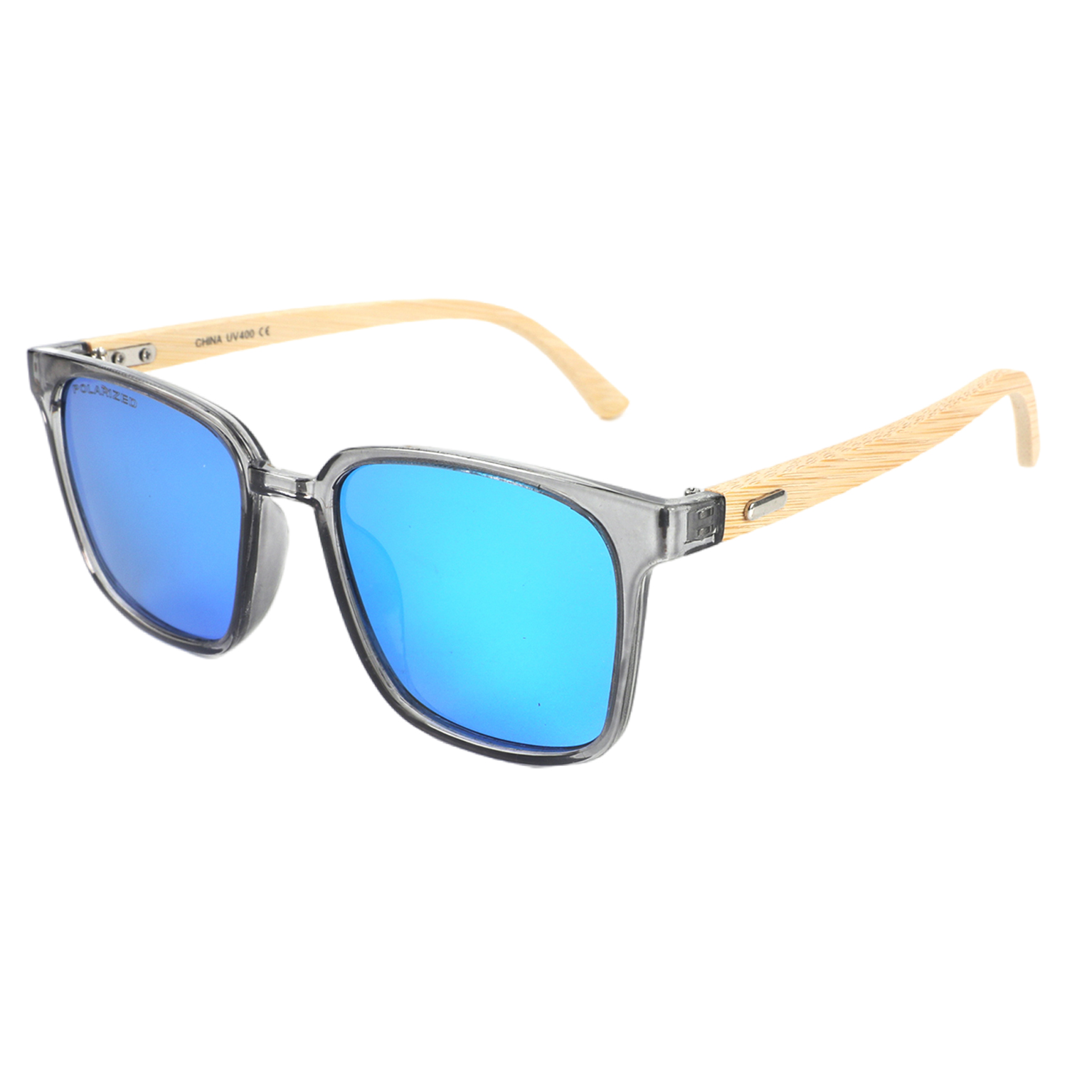 2023 new trendy, unique and retro men's sunglasses, women's street style sunglasses, anti-blue light glasses, PH-8466 bamboo feet details Picture