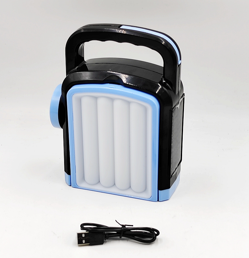 久根电筒 LF-2301A 多功能可展开太阳能手提灯 强光探照灯 户外可充电手提灯 手提家用便携应急灯 