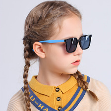 儿童太阳镜墨镜儿童男童女童偏光硅胶墨镜宝宝防紫外线眼镜0019