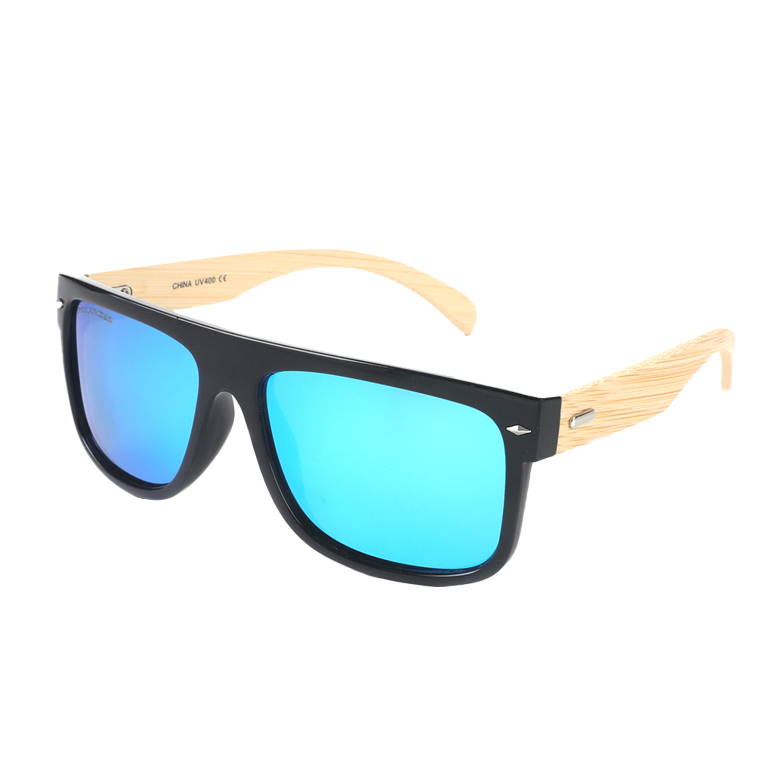 2023 new trendy polarized sunglasses, the same style as Douyin men's and women's sunglasses, large frame PH-8463RV with bamboo legs Specification image