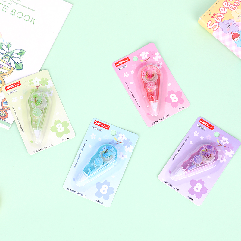 weibo Weibo Creative Stationery Correction Tape Cartoon Cute Correction Tape with girlish heart High appearance Level for students, national trend details Picture
