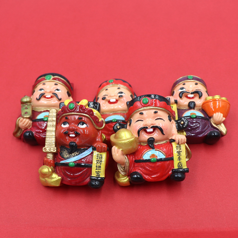 财神冰箱贴/新年冰箱贴/喜庆冰箱贴细节图