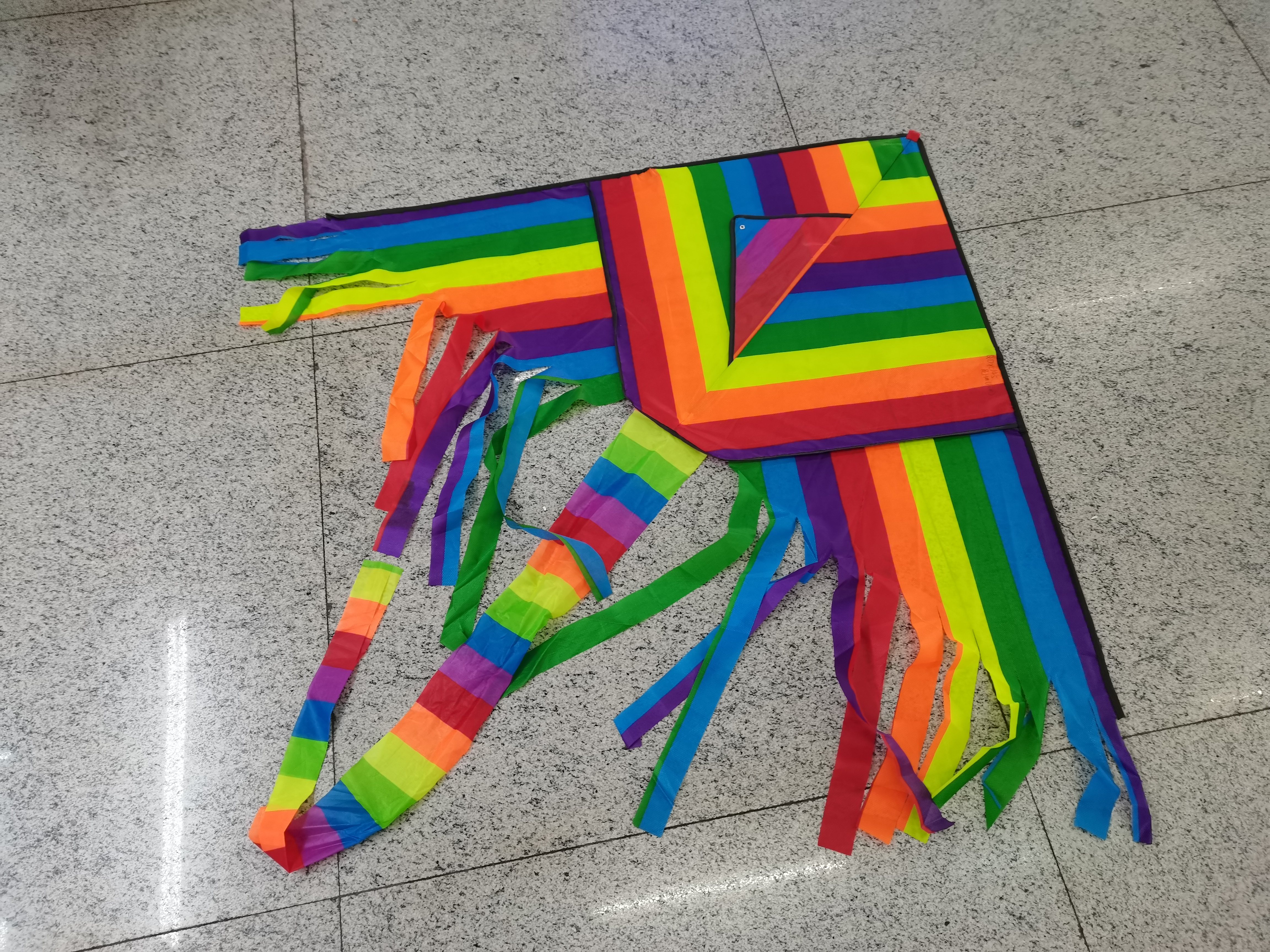 105CM彩条多尾长尾风筝