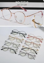近视镜光学眼镜新款时尚韩版超轻男女情侣款金属多边形光学镜复古眼镜框可配近视5