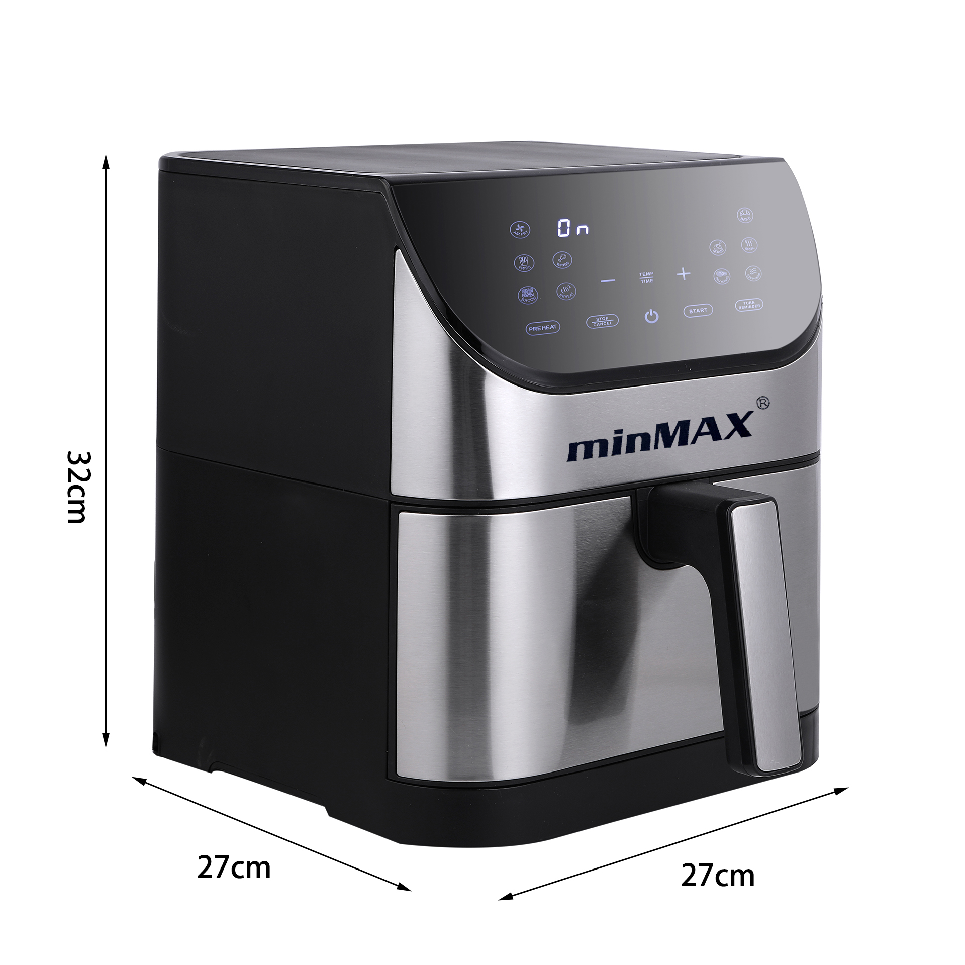 minMAX crossborder freidora smart 6L air freidora home smart fritura freidora RA620DS details Picture