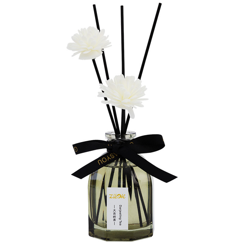 150ml black square bottle of flameless Aromatherapy, rattan dried flower fragrance, deodorizing and refreshing air, home and household perfume gift wholesale Item Picture