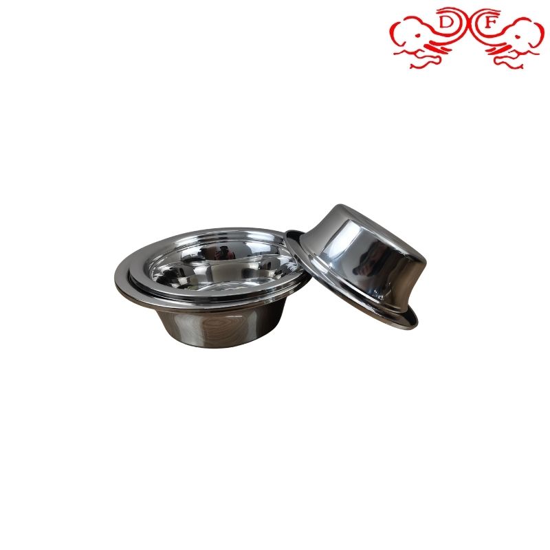 DF99009 Stainless steel rice washing sieve Thickened non-magnetic European-style rice sieve Wide edge multi-purpose rice sieve multi-functional dense hole water filter basket DF Trading House Application Scenario