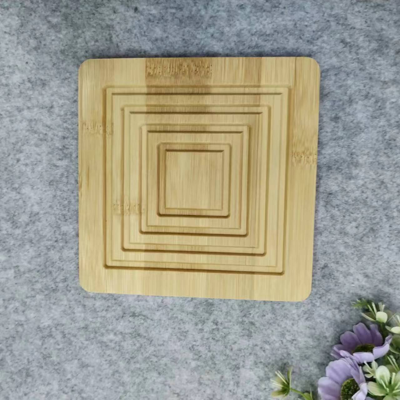 صفائح صينية من الخيزران المسطحة بيئياً من الخيزران في صفائح صينية صينية صينية صينية من أجل صفائح صينية مقاومة للحرارة Item Picture