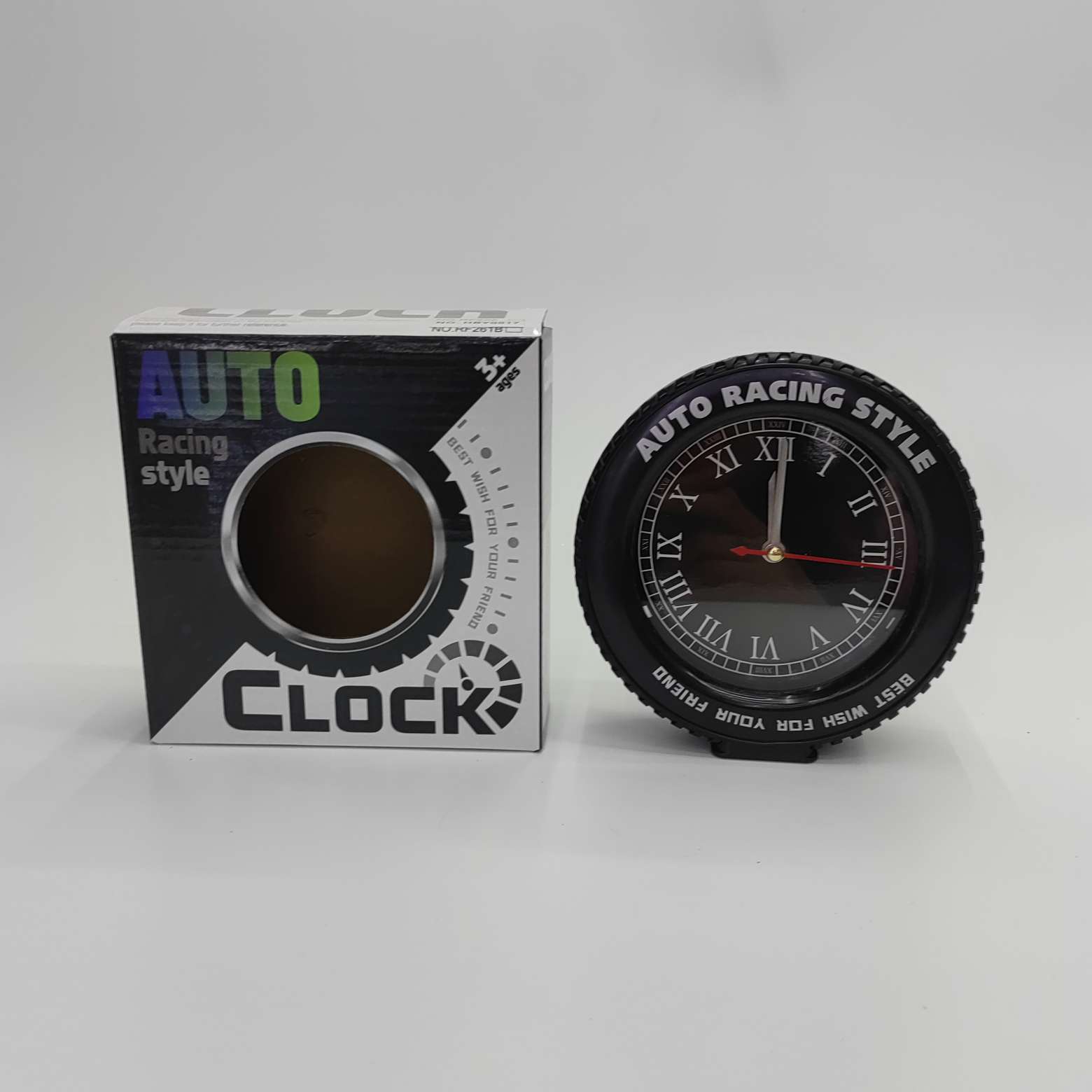 Retro, creative and fashionable tire alarm clock gift study decoration detail image 2