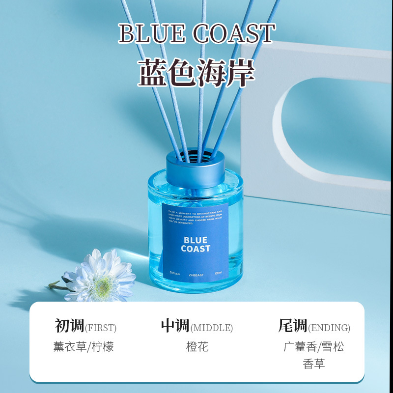New Cloud Flameless Scented Rattan Essential Oil Bottle, hotel and household Air Freshener, Toilet Deodorant, Mosquito Repellent Scented Oil Item Picture