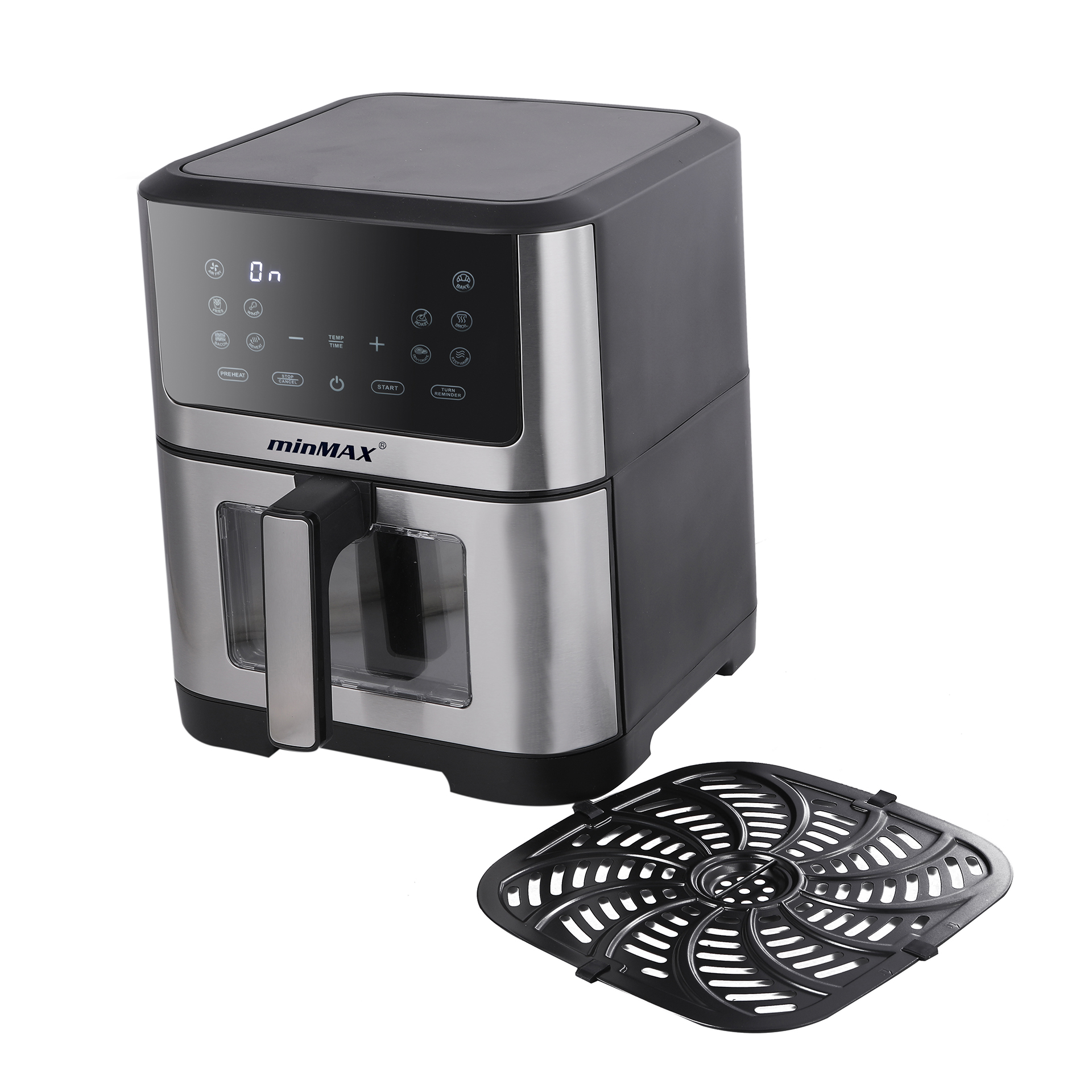 minMAX crossborder freidora smart 8L air freidora home smart fritadora RA810DSV Specification image