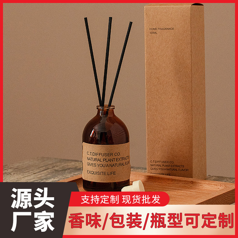 Classic small-mouthed brown bottle aromatherapy Specification image