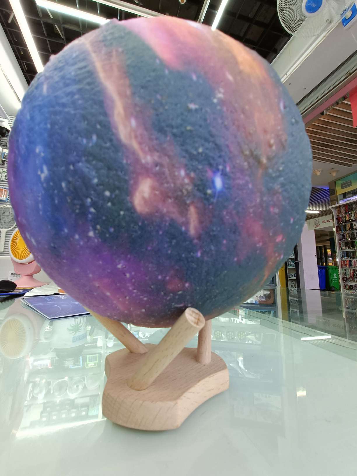 星空圆球灯 太空星球灯 炫彩灯 创意台灯详情图5