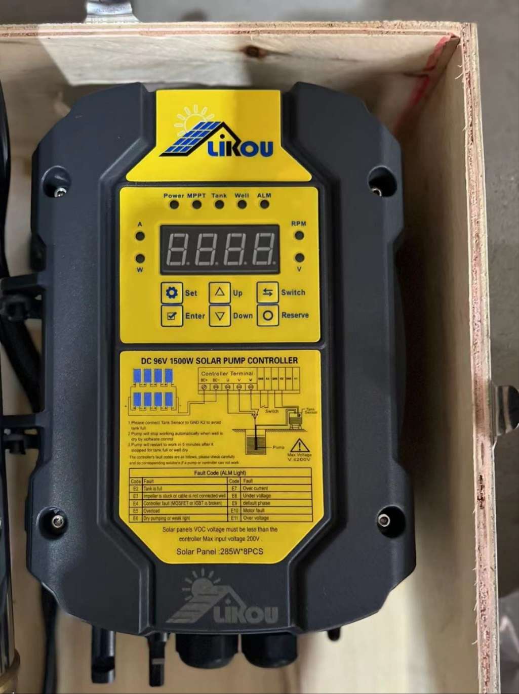 likou hybrid solar pump 太阳能水泵750W