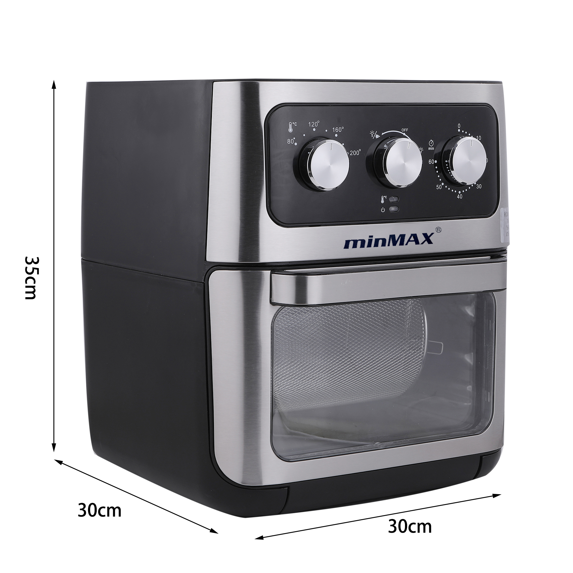 minMAX Cross-border Deep Fryer, Smart Air Fryer, household Smart French Fries Fryer RC009M details Picture