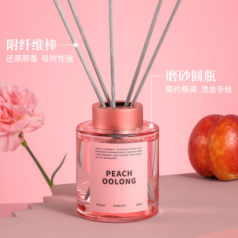 New Cloud Flameless Scented Rattan Essential Oil Bottle, hotel and household Air Freshener, Toilet Deodorant, Mosquito Repellent Scented Oil details Picture