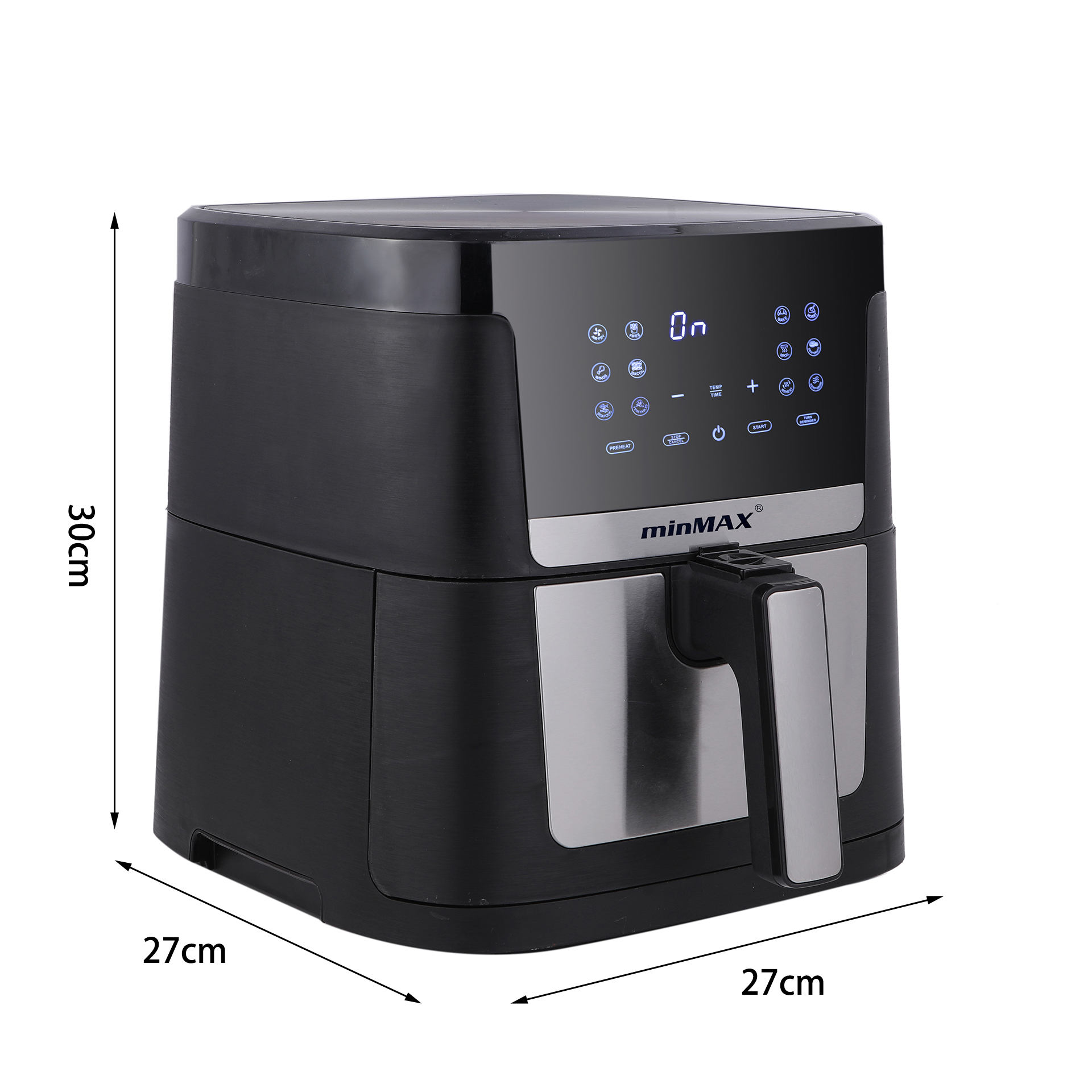 minMAX crossborder freidora smart air freidora doméstica inteligente fritadora RA720D details Picture