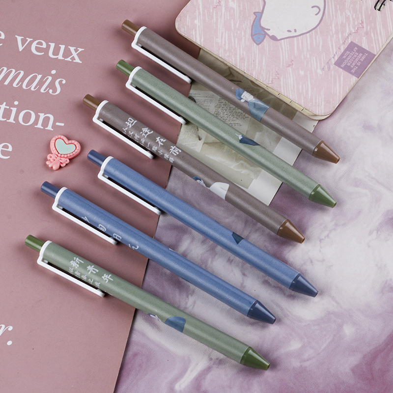 In the awakening era, students can press and practice pens, create retro and creative stationery, writing gel pens, exquisite ballpoint pens and signature pens Item Picture