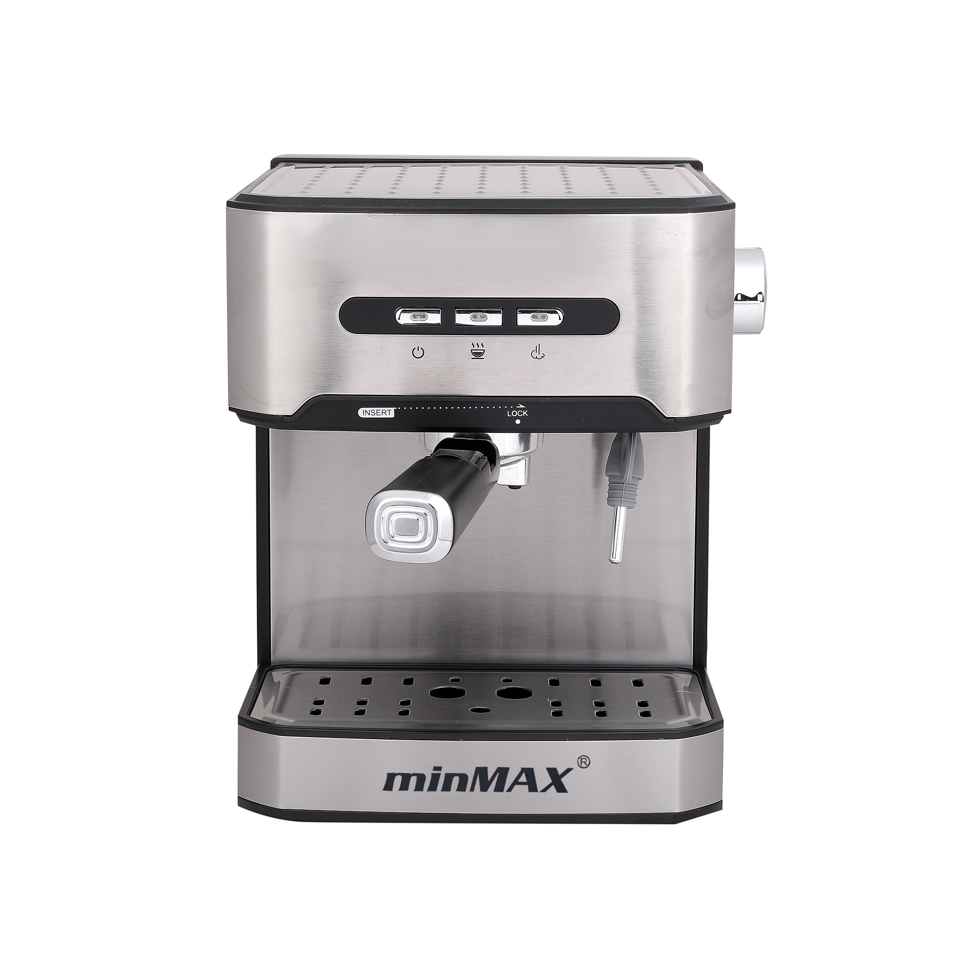 minMAX新款咖啡机   家用意式蒸煮半自动打奶泡咖啡机跨境  FKJ-6825 