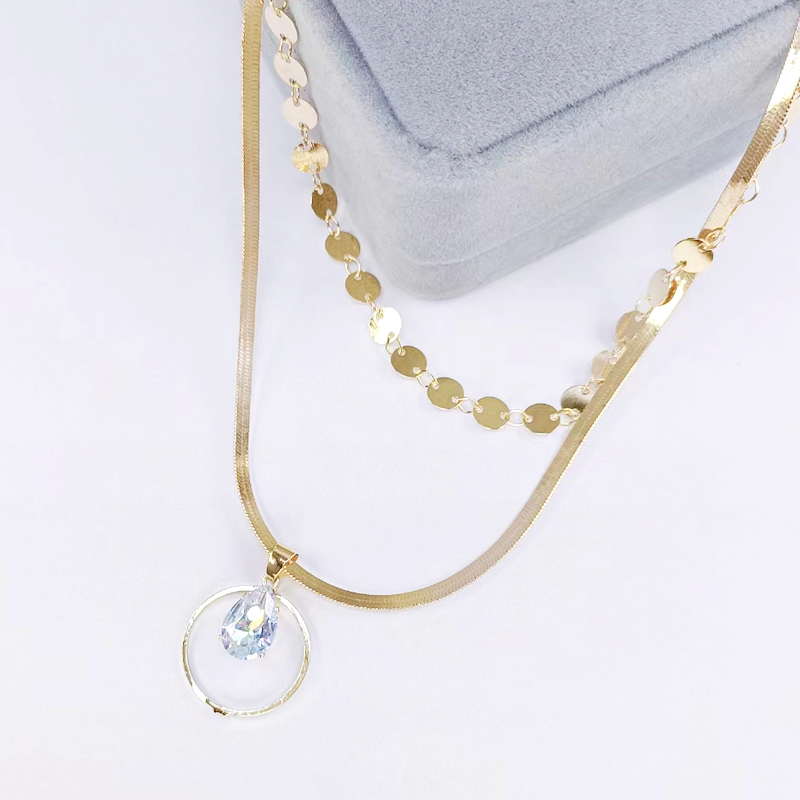 项链/锁骨链/锁骨项链白底实物图