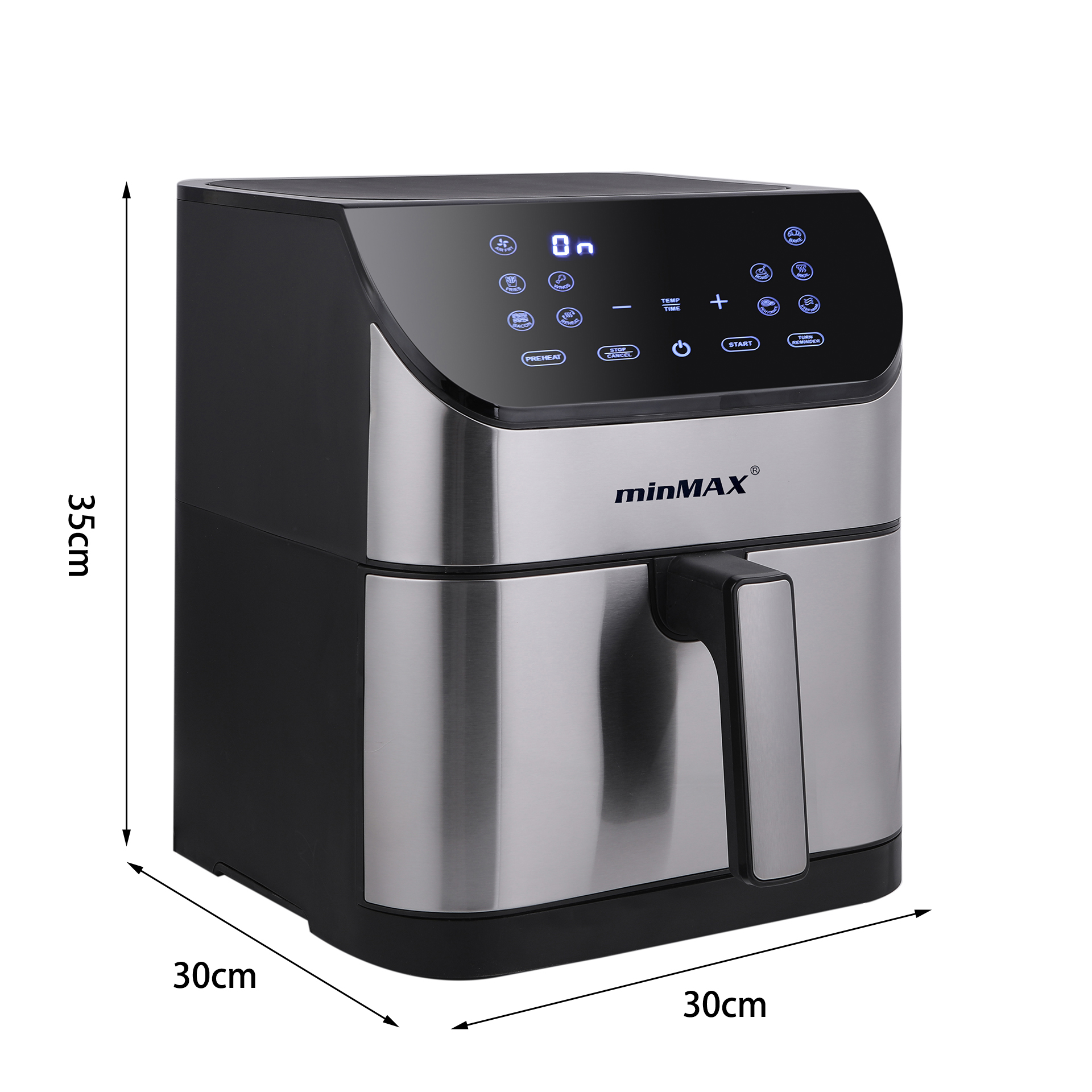 MinMAMAX Cape Cape LP 8LL المقلاة بالهواء المقلية RA810d details Picture