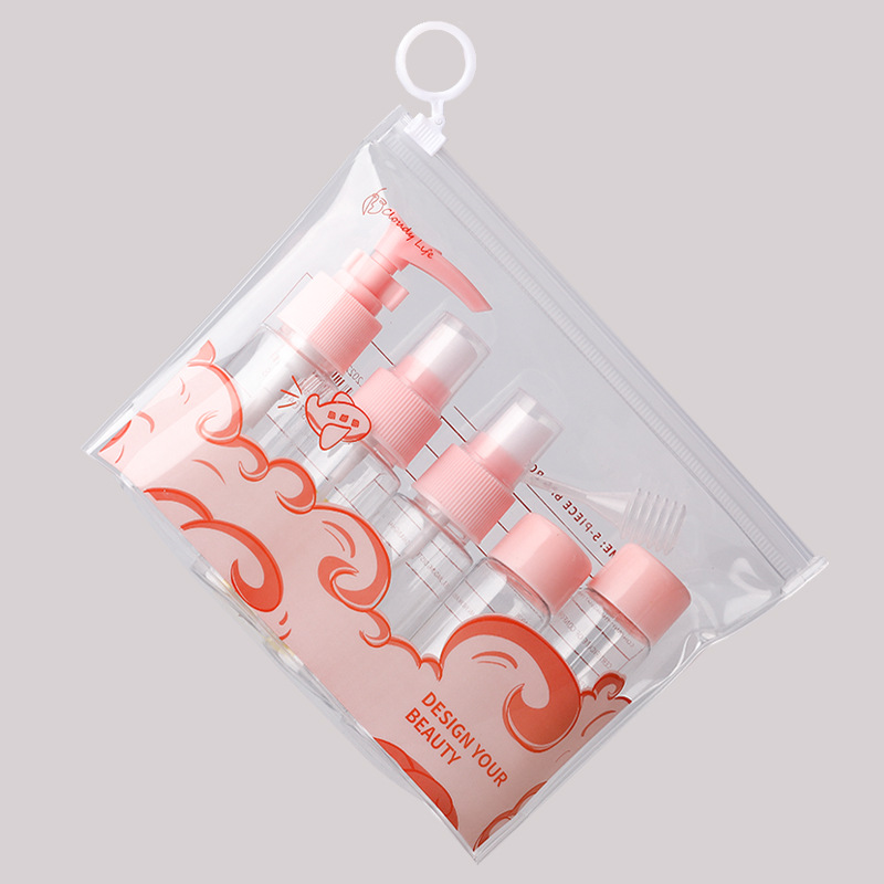 便携式旅行套装分装瓶喷雾瓶乳液瓶圆盖瓶 *