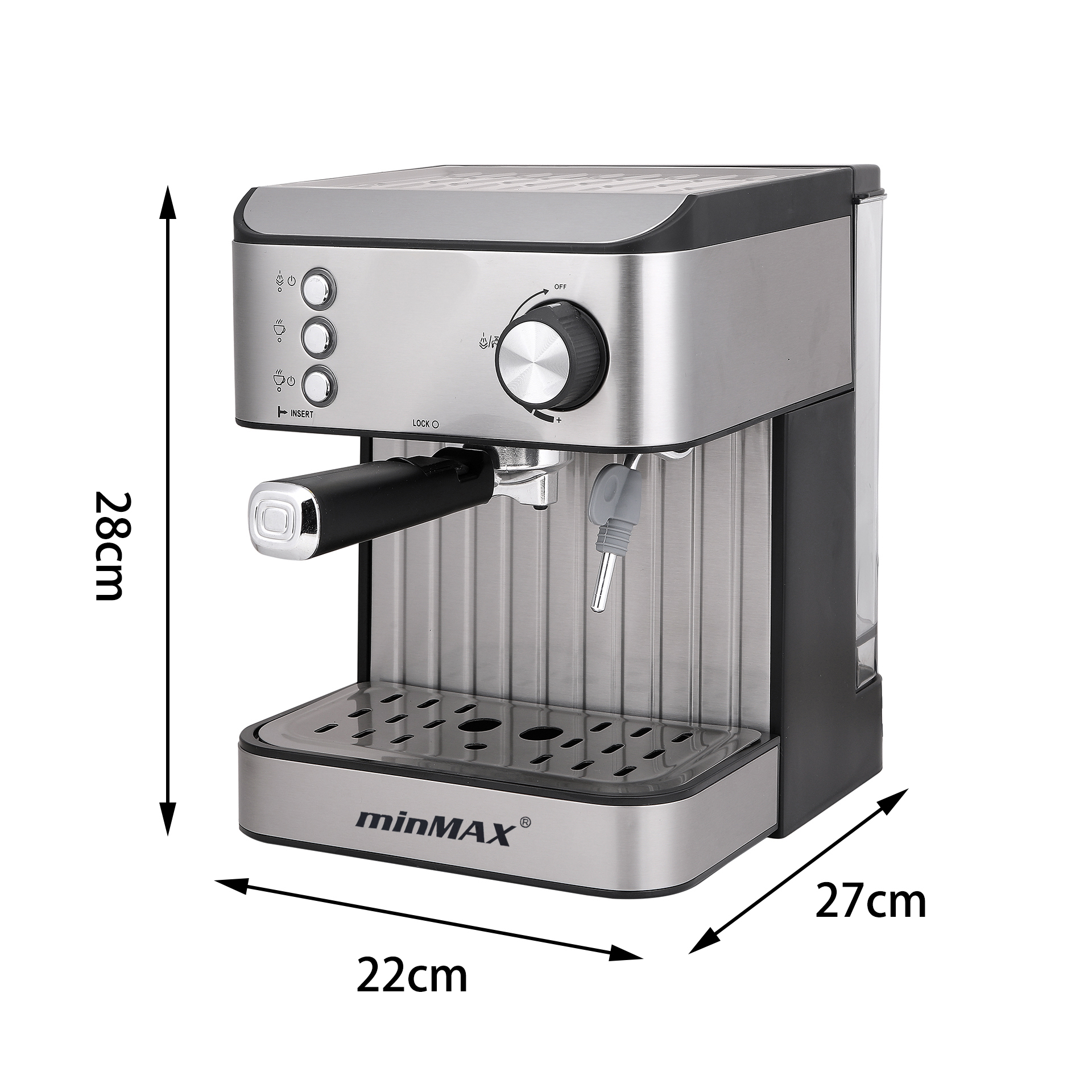 minMAX nuevas máquinas de café 6.818 máquinas de café semiautomáticas automáticas de batidor de leche con vapor cross border details Picture