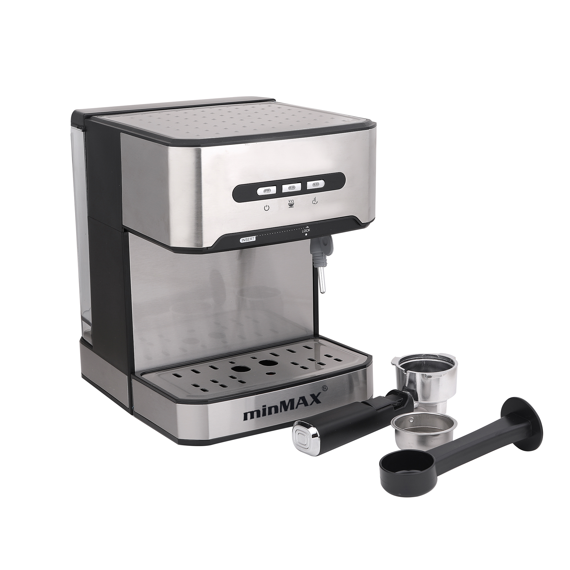 minMAX's new home Italian semi-automatic milk and foam coffee machine, cross-border FKJ-6825 Specification image
