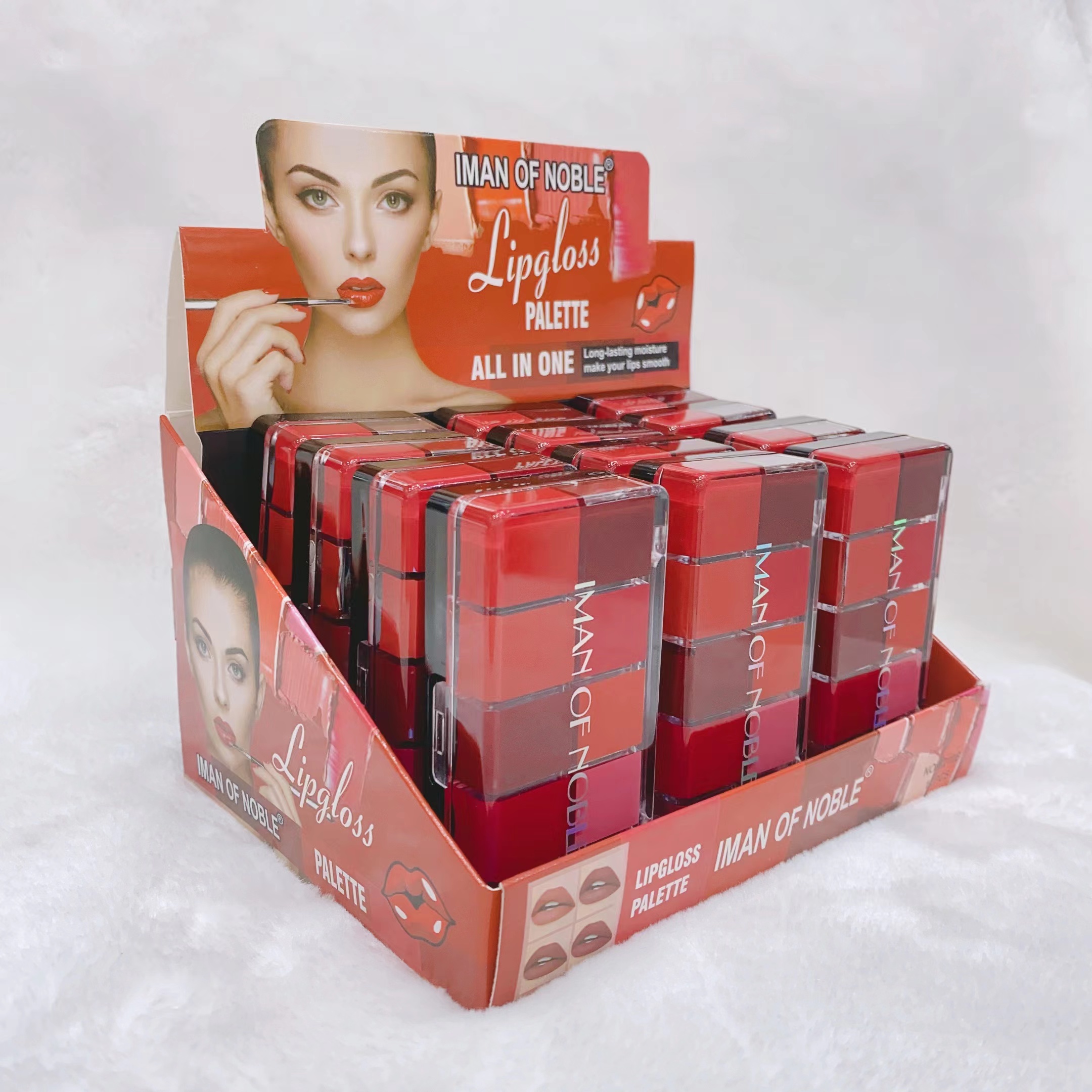 IMAN品牌/跨境新款/多色口红膏/红色系不沾杯/滋润不显唇纹产品图