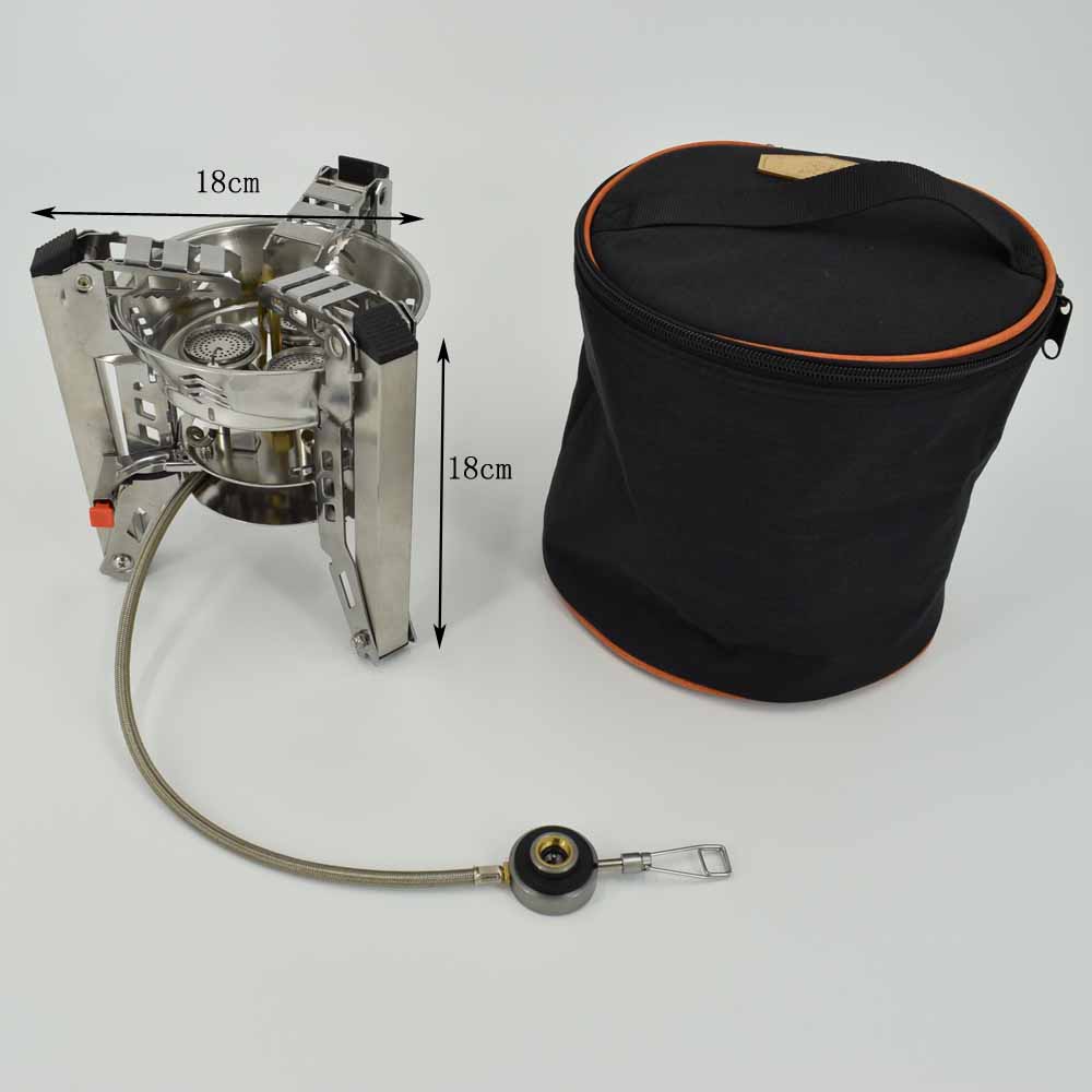 Outdoor camping picnic folding high-power stove details Picture