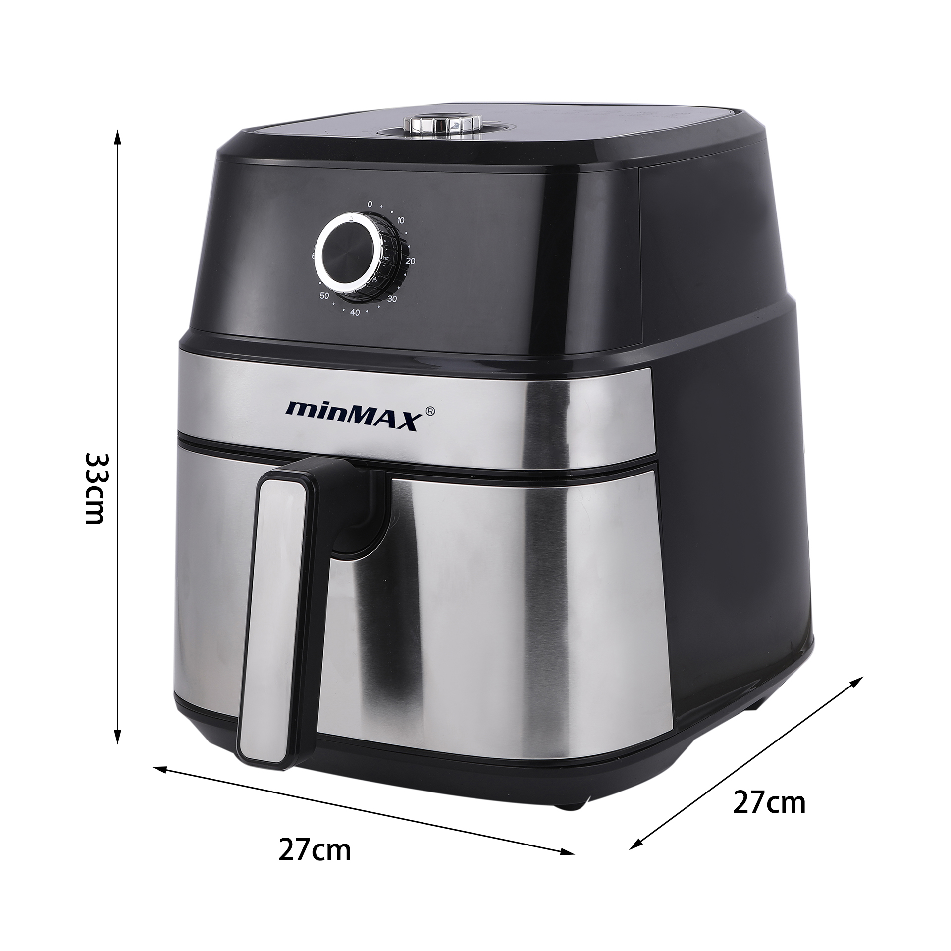 minMAX Cross-border Air Fryer KZ-6501M is a large-capacity household electric fryer and an intelligent, smoke-free, multi-functional air fryer details Picture