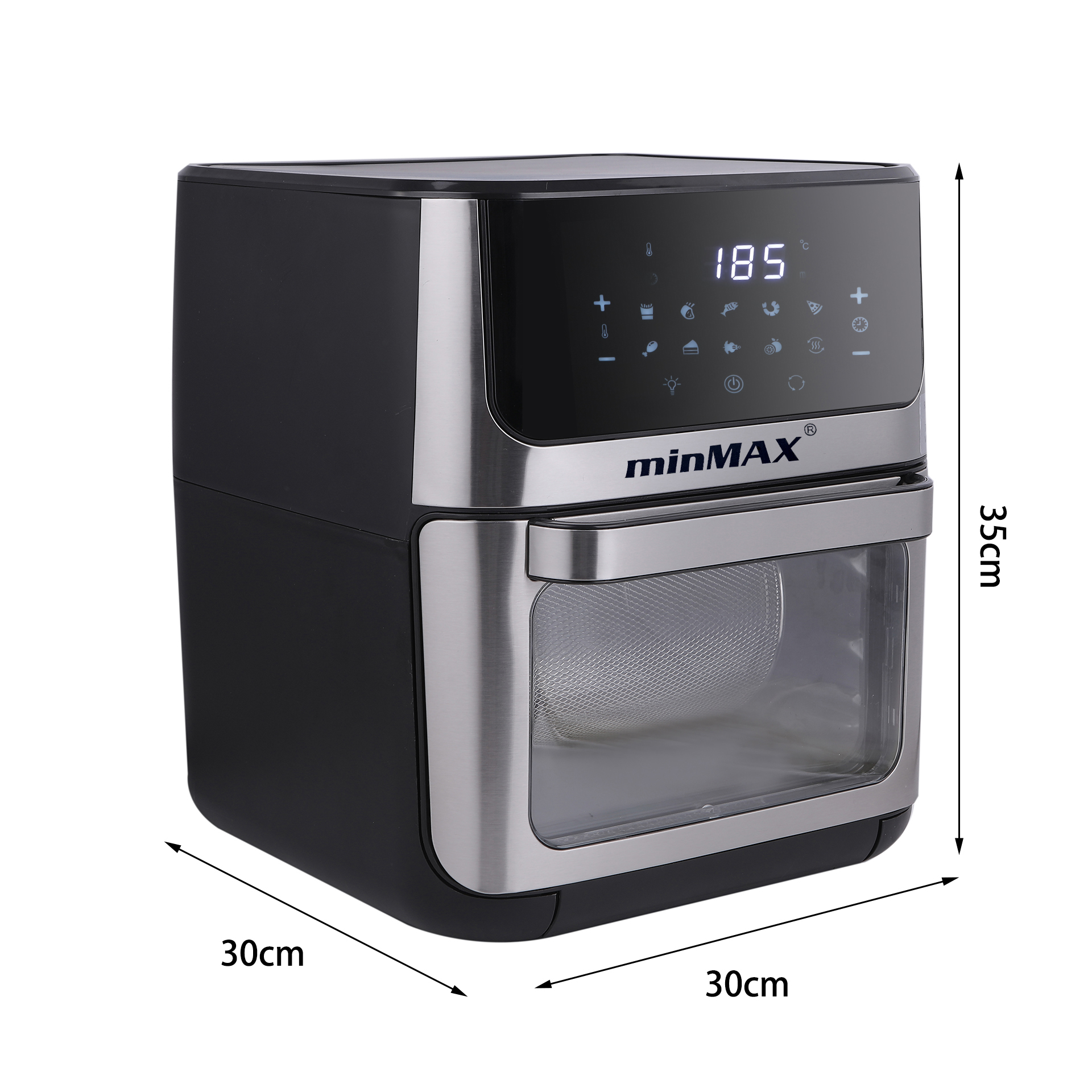 minMAX Cross-border Air Fryer, Household large-capacity electric fryer, Smart smokeless multi-functional air fryer RA008 details Picture