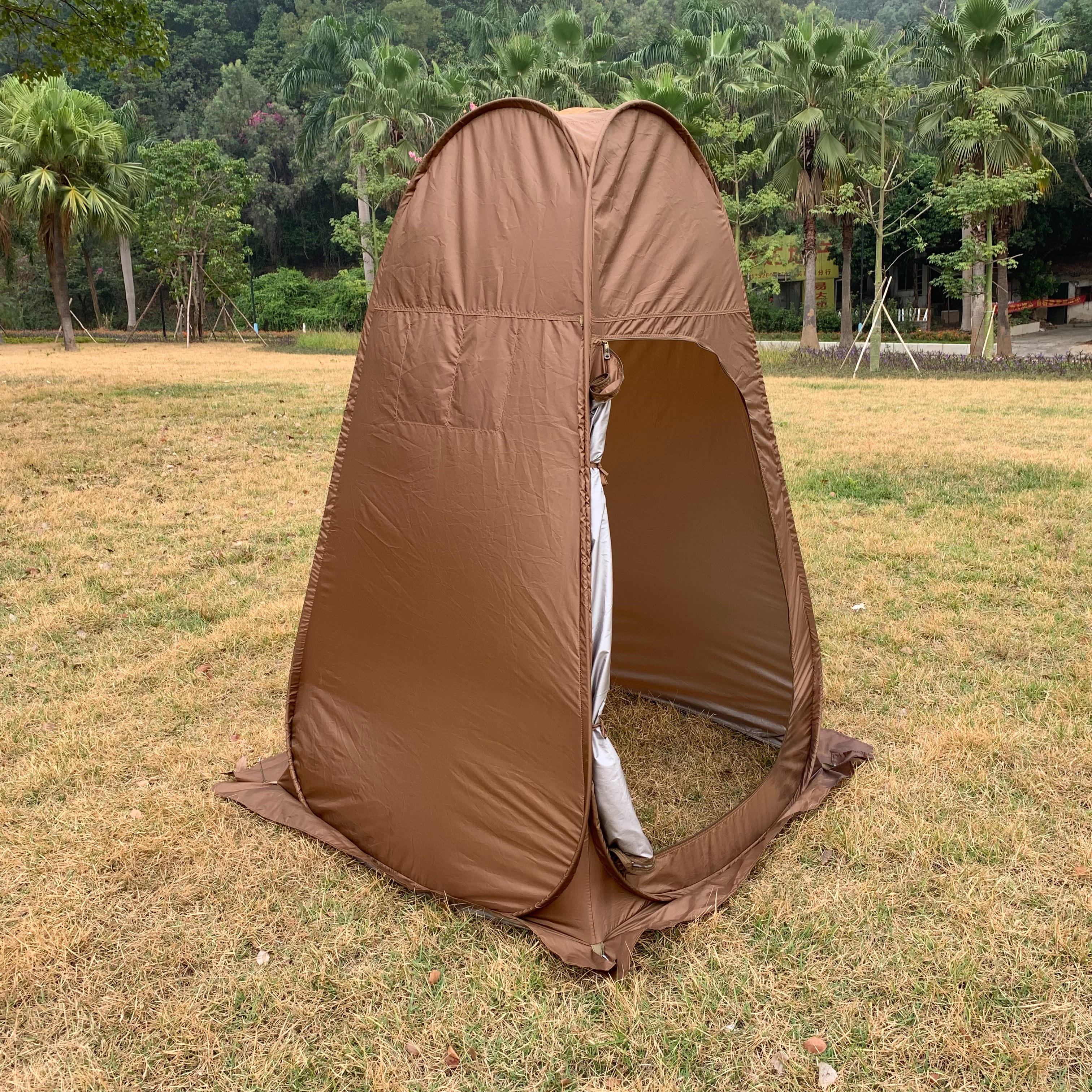 Outdoor multi-functional waterproof, windproof, rainproof, lightweight and quick installation, moisture-proof and windproof, single-person changing room and toilet tent Specification image