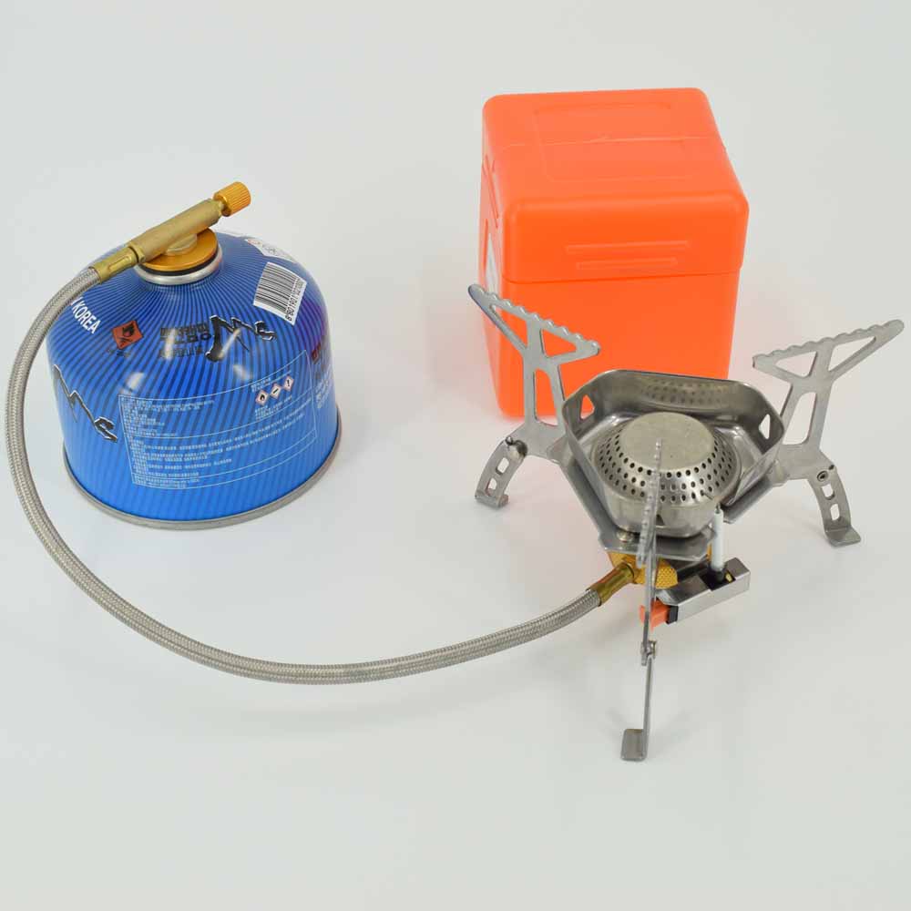 Portable folding stoves for outdoor camping and picnics