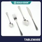 sole cook传统工艺精美SC-271系列不锈钢牛排刀叉勺餐具 酒店西餐具刀叉勺子套装