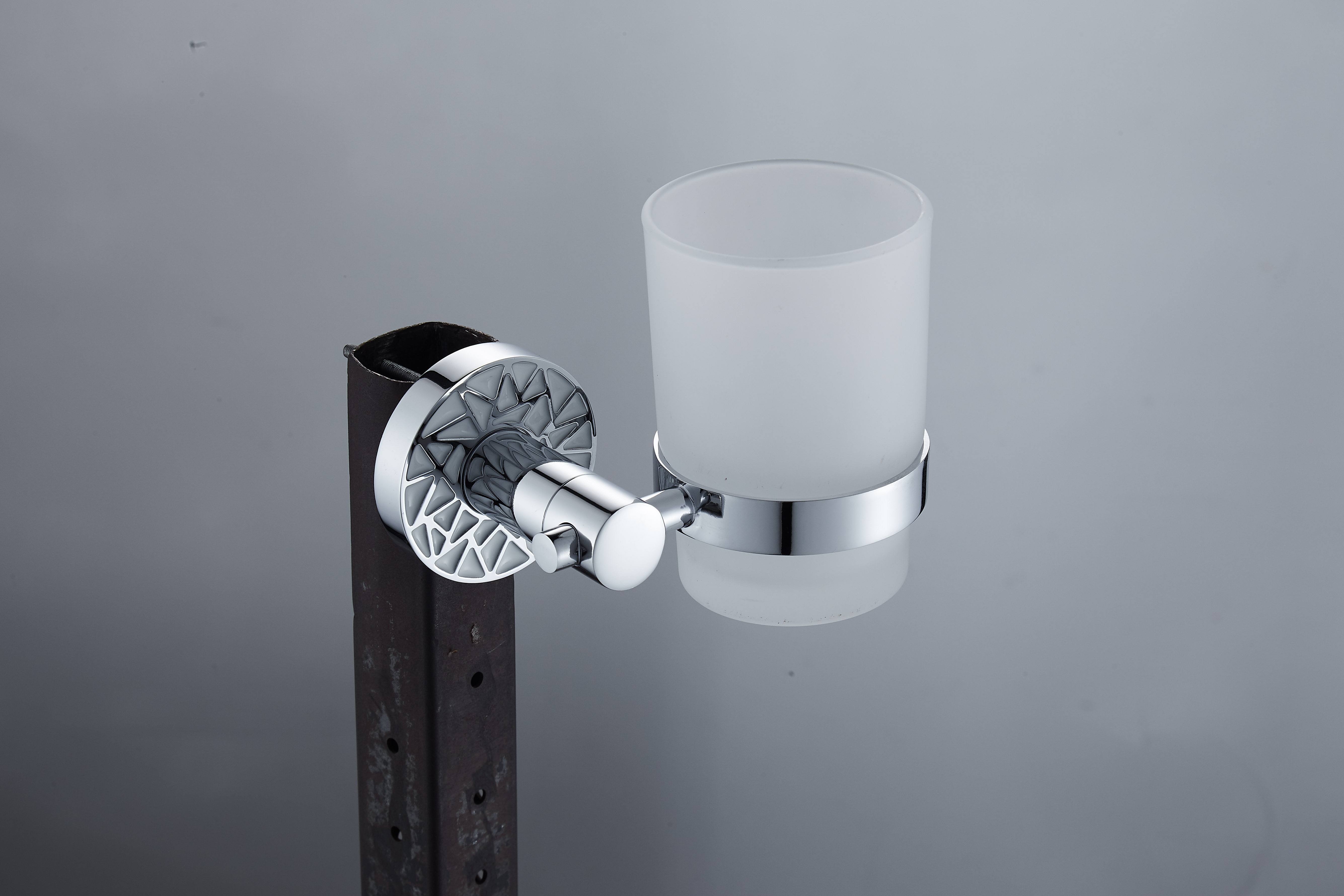 浴室配件套装/毛巾架/毛巾环/锌合金白底实物图