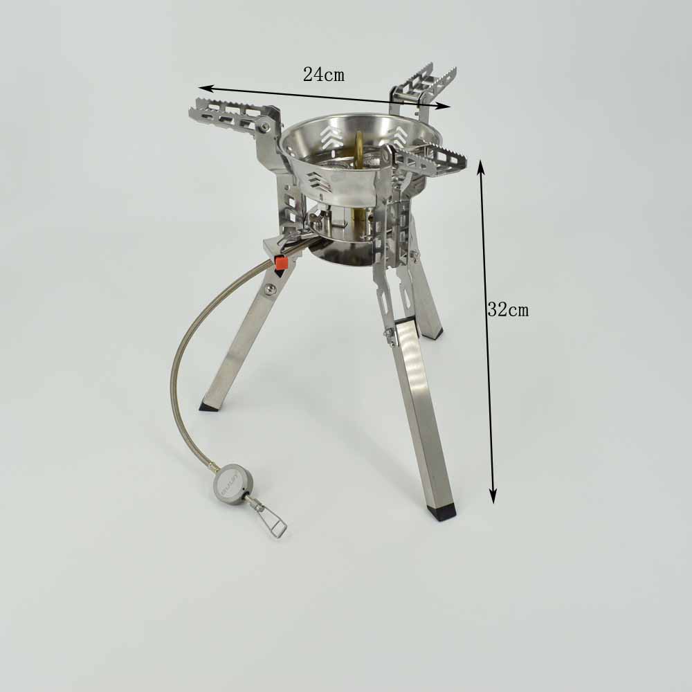Outdoor camping picnic folding high-power stove