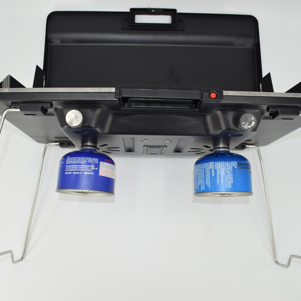 Outdoor camping and picnic with a high-power stove and a double-burner stove Specification image