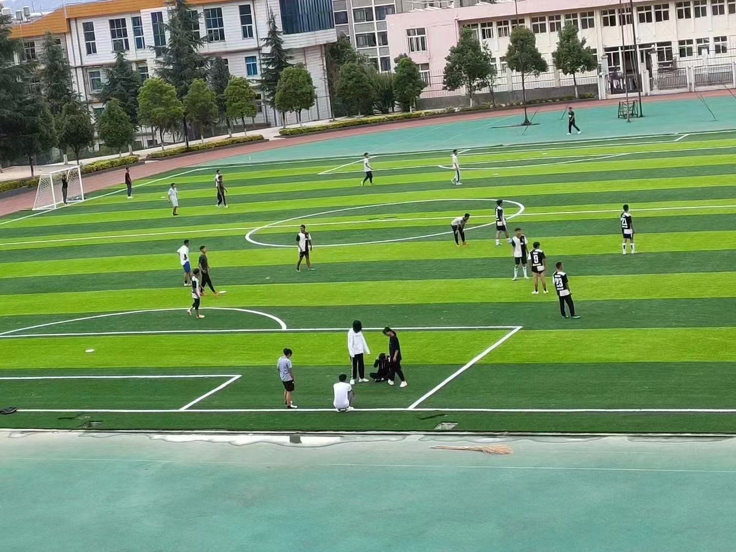 Football field turf, artificial turf, simulated turf, sports turf, artificial turf, plastic turf, outdoor turf, decorative football, kindergarten turf, artificial turf details Picture