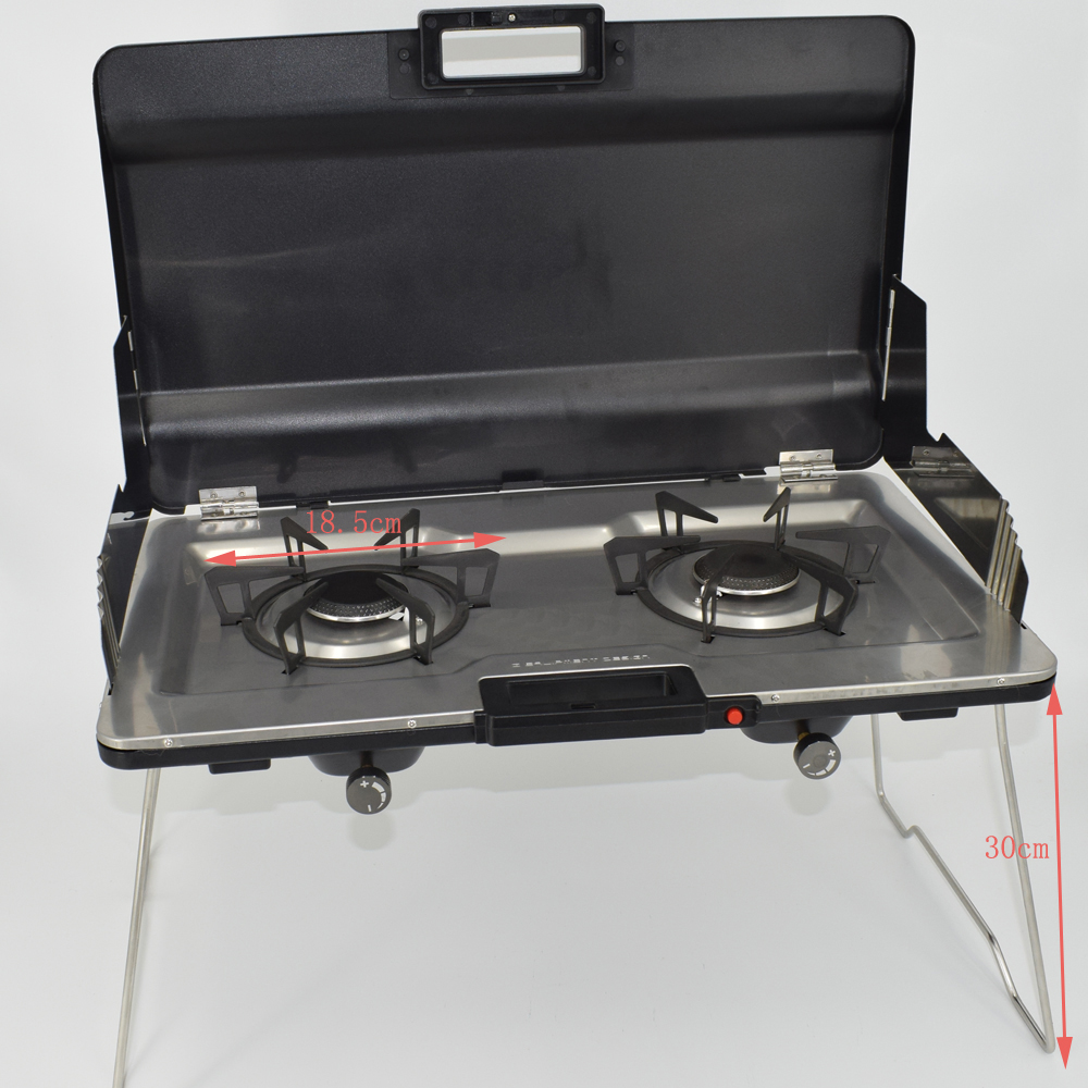 Outdoor camping and picnic with a high-power stove and a double-burner stove Item Picture
